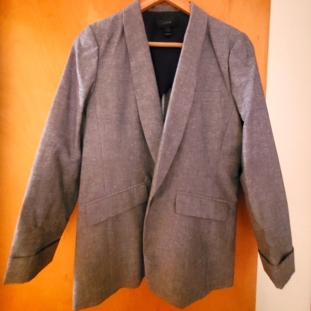 JCrew Linen blend blazer
